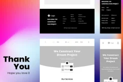 Construction Wireframe Website