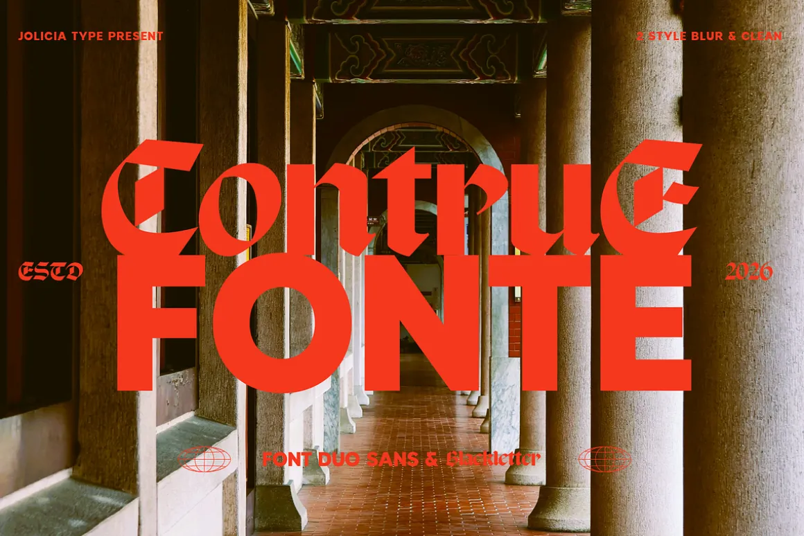 Contrue Fonte | Font Duo