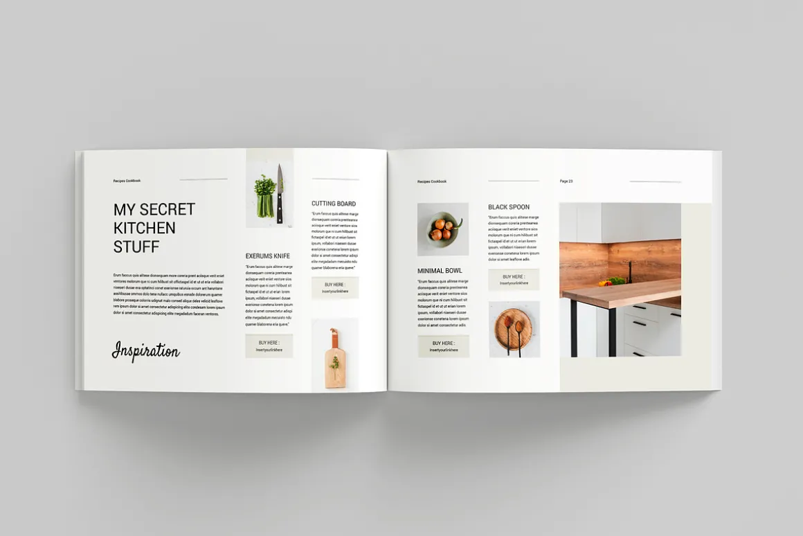 Cookbook / Recipe Book | Word & Indd