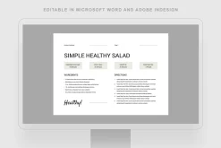 Cookbook / Recipe Book | Word & Indd