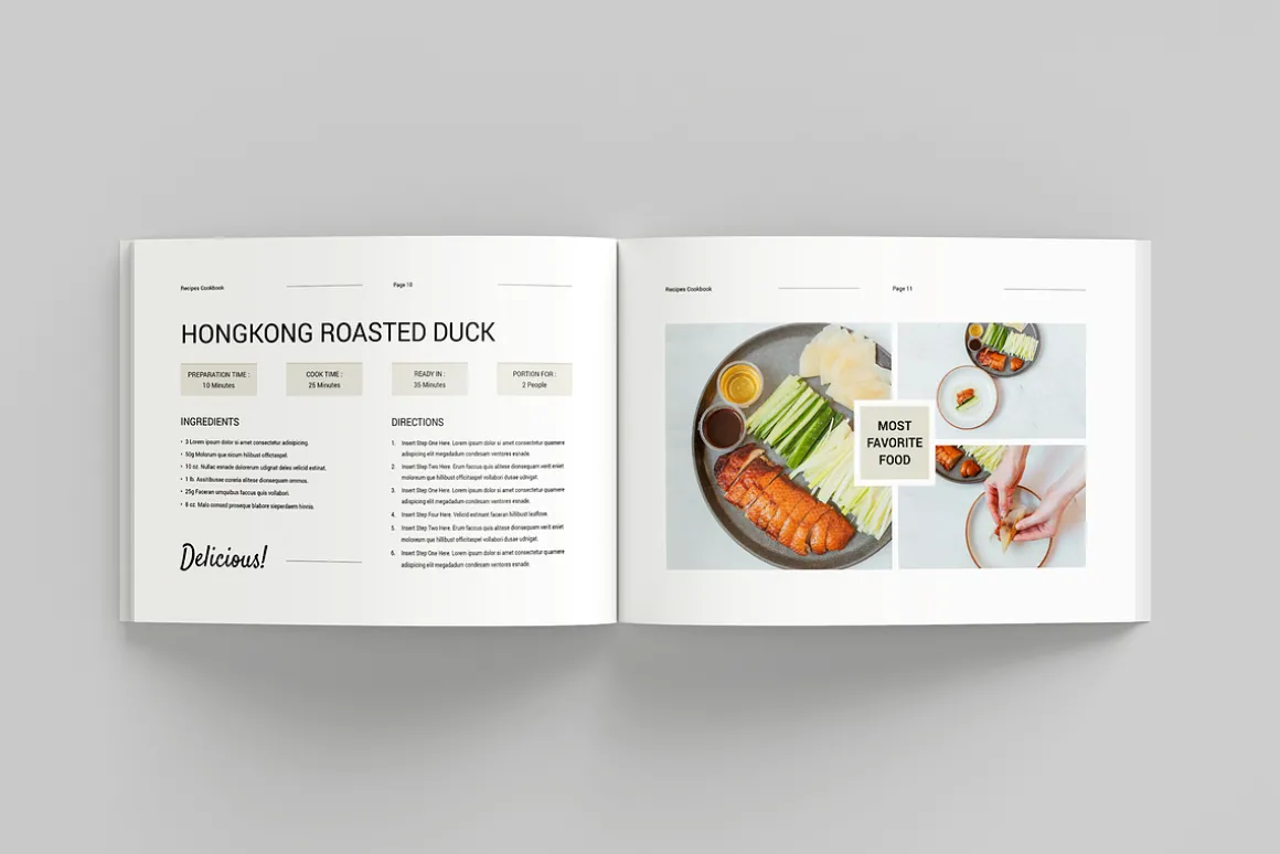 Cookbook / Recipe Book | Word & Indd