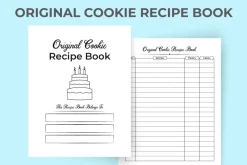 Cookie and cake recipe KDP interior
