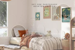 COOKIE | kids room frame mockup