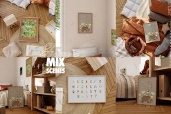 COOKIE | kids room frame mockup