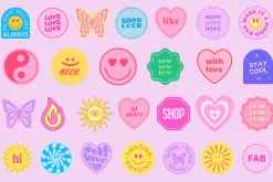 COOL Y2K VECTOR STICKERS PACK