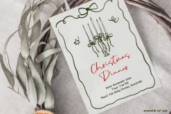Coquette Christmas hand drawn set