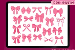 Coquette Bow Procreate Brush Set