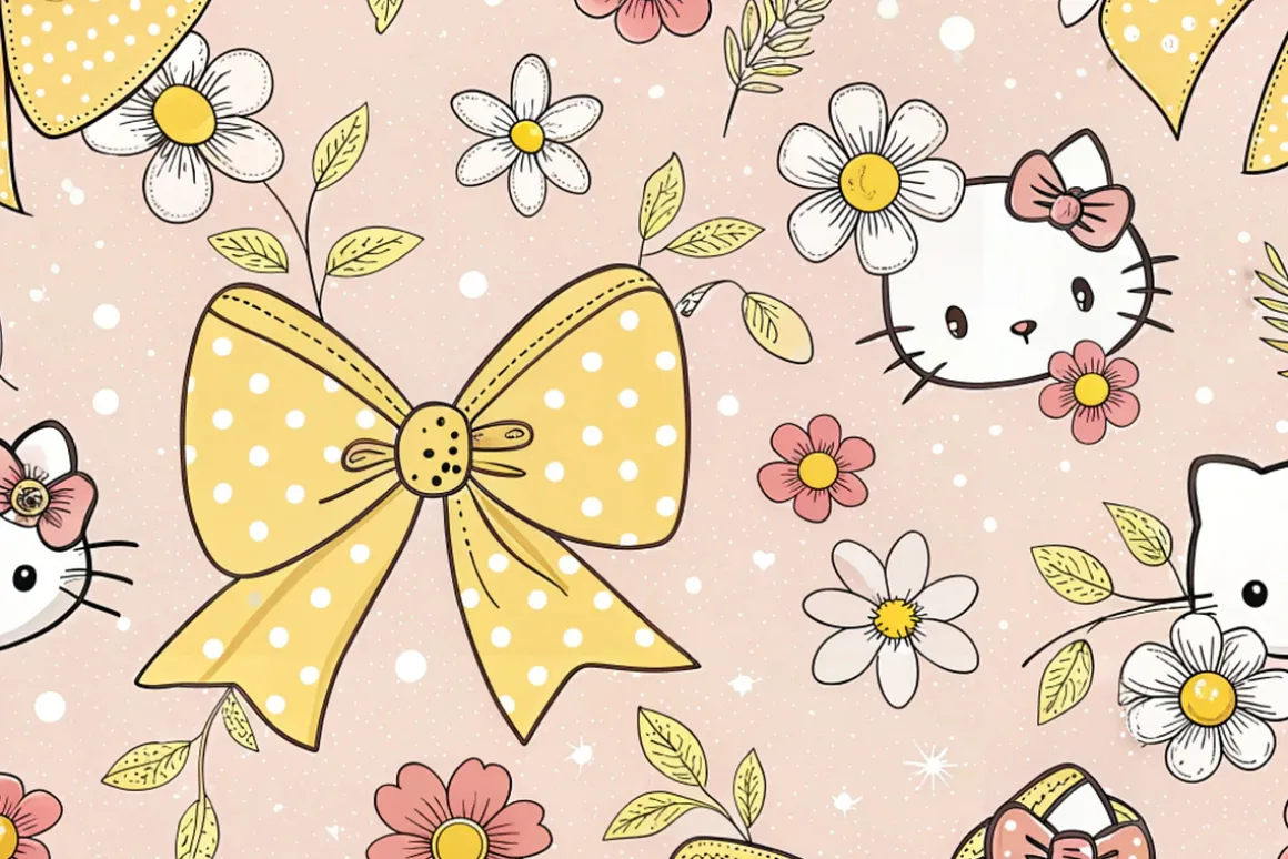 Coquette Bow Seamless Pattern