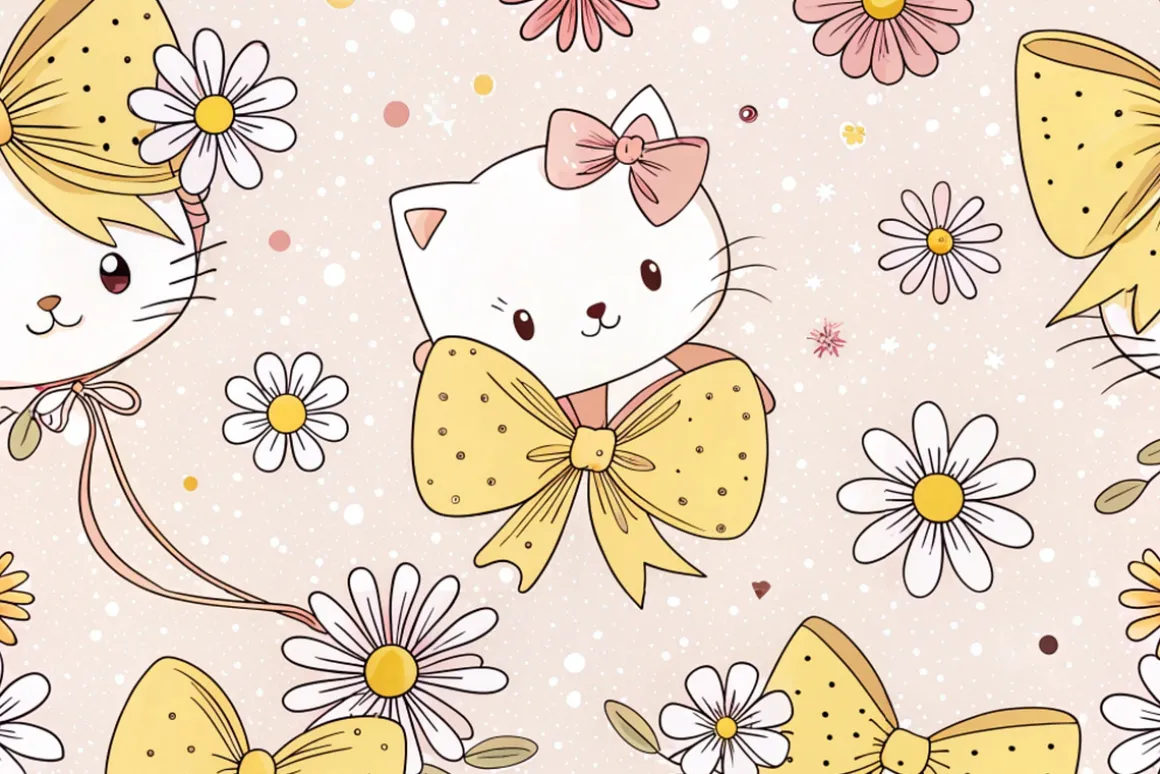 Coquette Bow Seamless Pattern