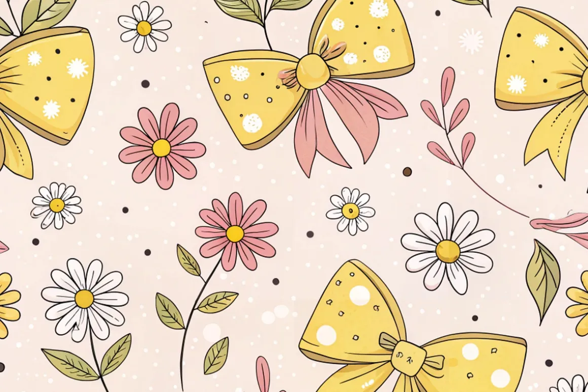 Coquette Bow Seamless Pattern
