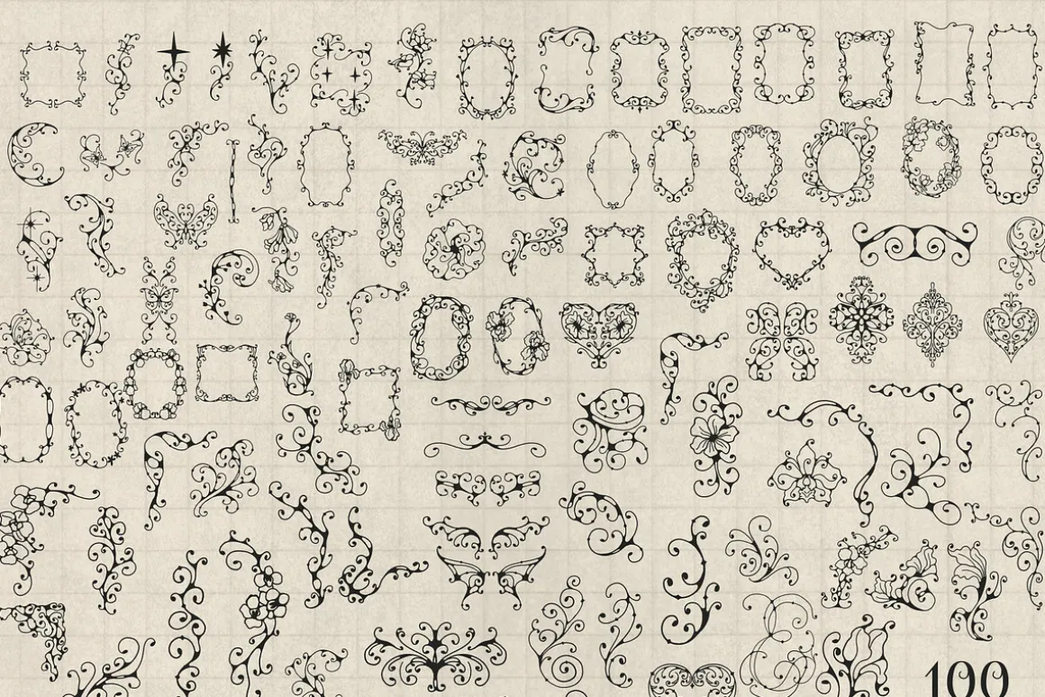 100 Coquette Lines Collection