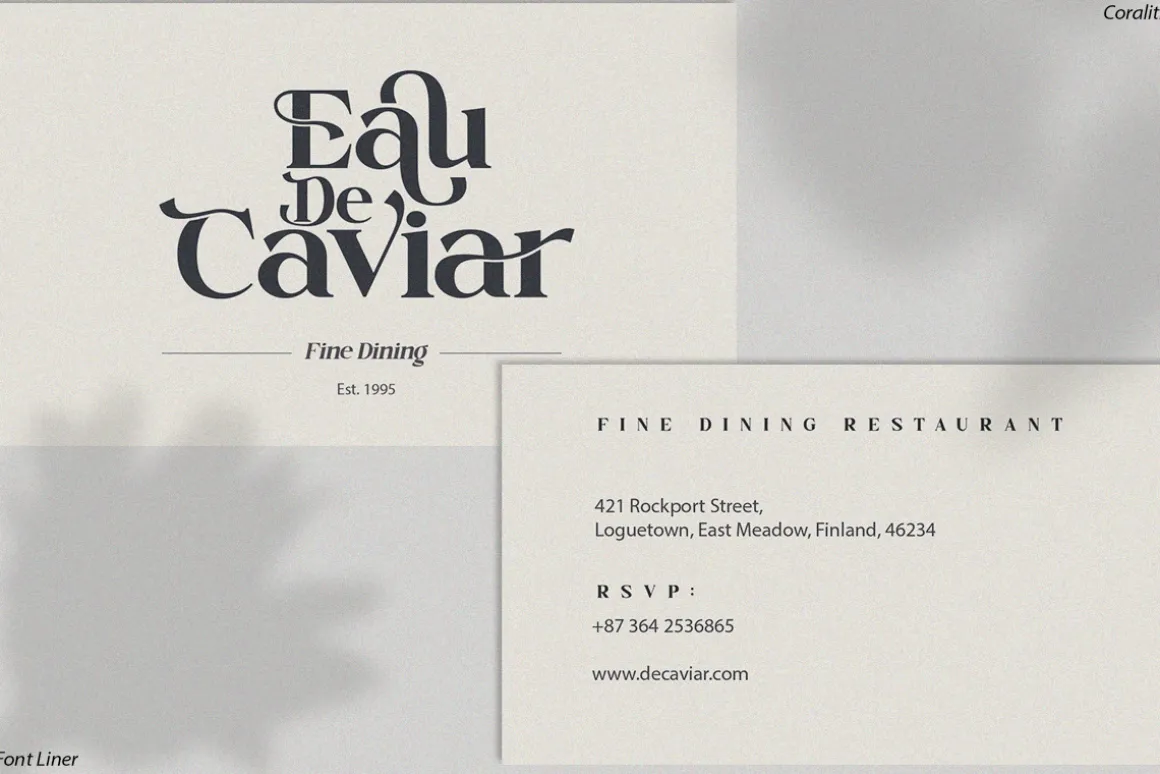 Coralith - Luxury Serif Font