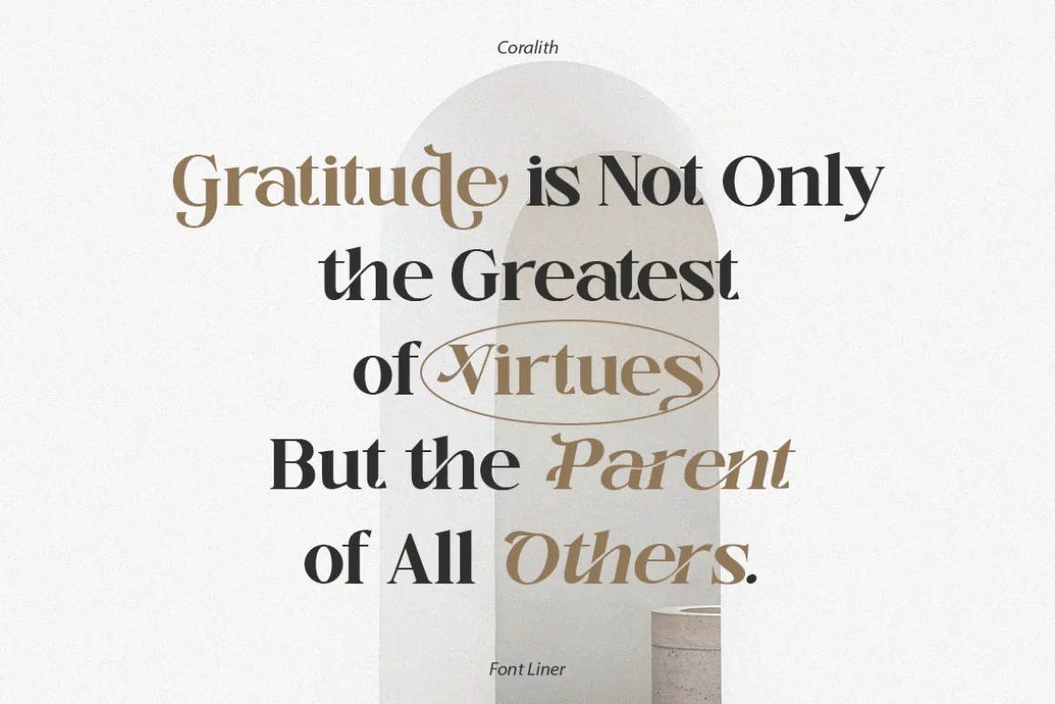 Coralith - Luxury Serif Font