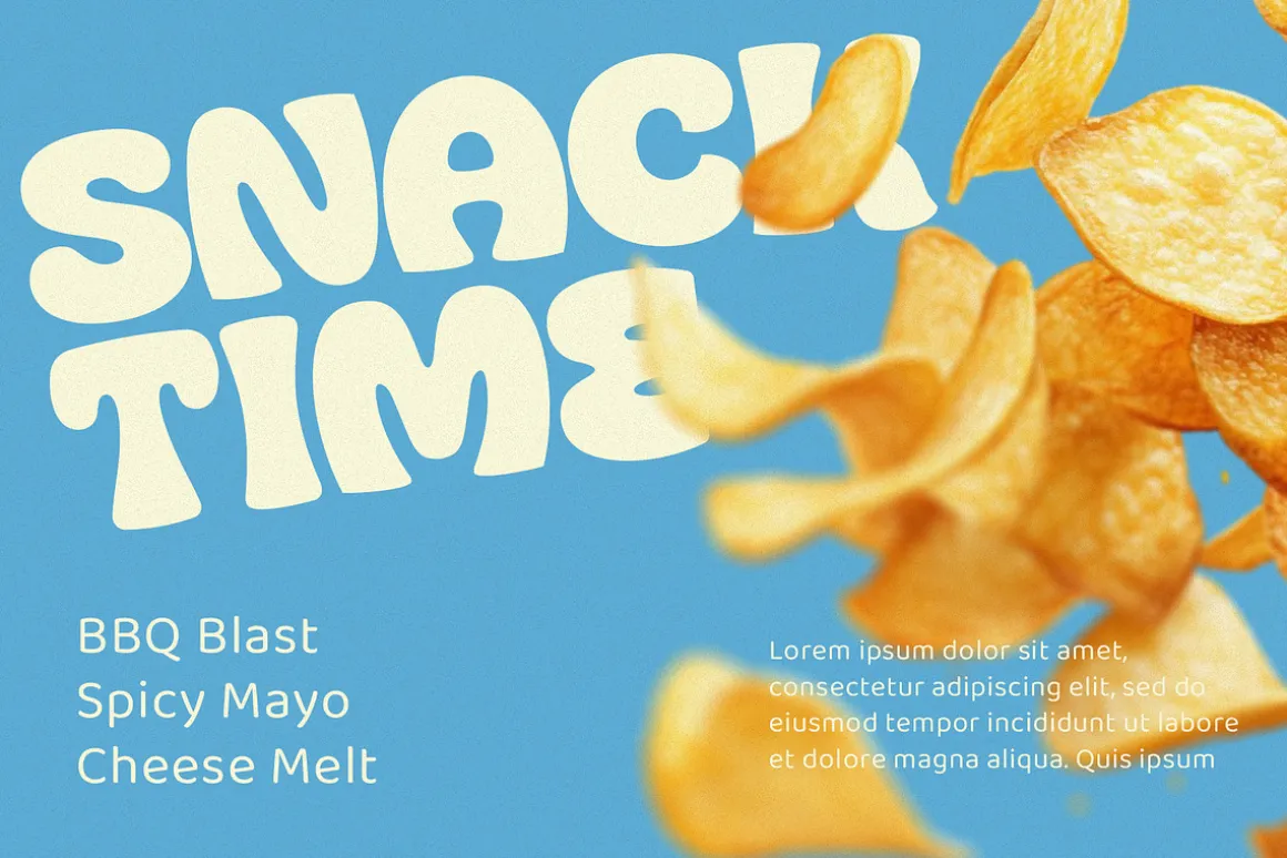 Corela Sweet - Food BoldDisplay Font