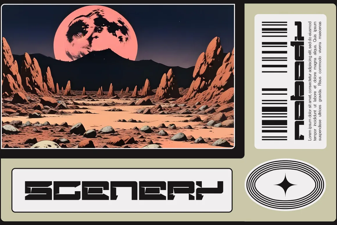 Coret - Expanded Techno Display Type