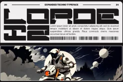 Coret - Expanded Techno Display Type