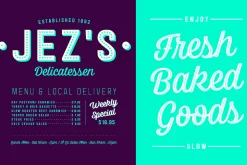 Corner Deli Layered Font Pack