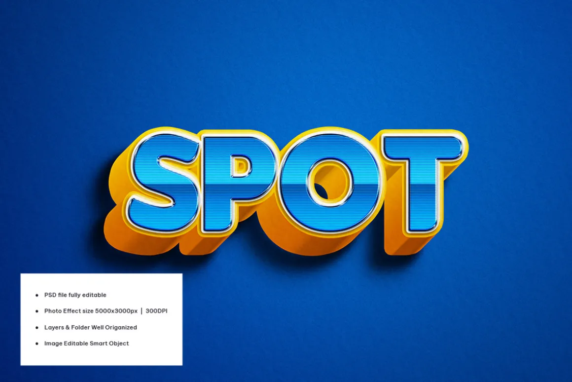 Corner 3D Text Effect