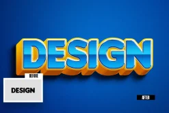 Corner 3D Text Effect