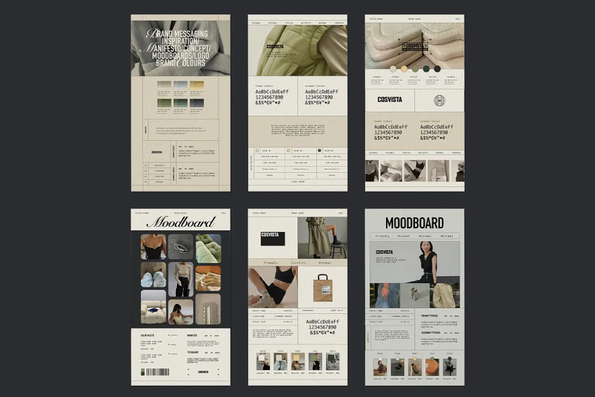 COS | Brand Board | Canva & InDesign