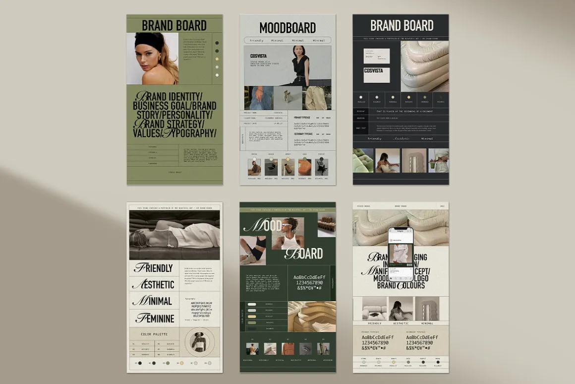 COS | Brand Board | Canva & InDesign