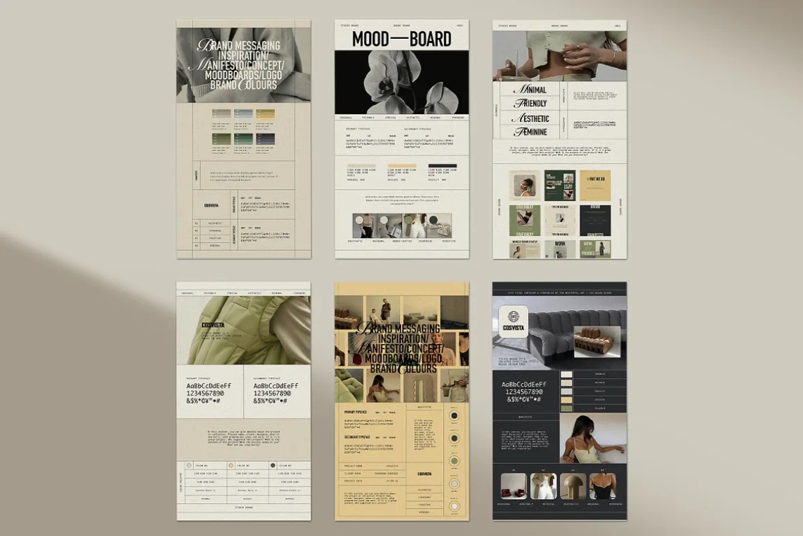 COS | Brand Board | Canva & InDesign