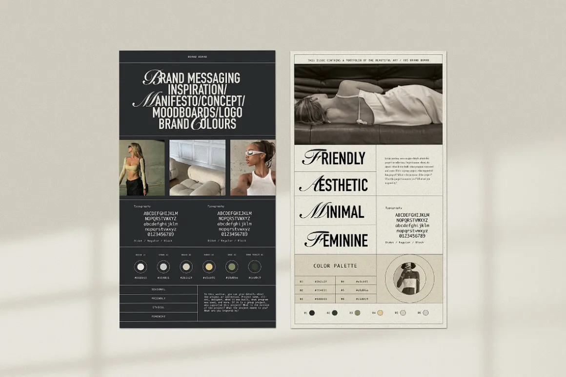 COS | Brand Board | Canva & InDesign