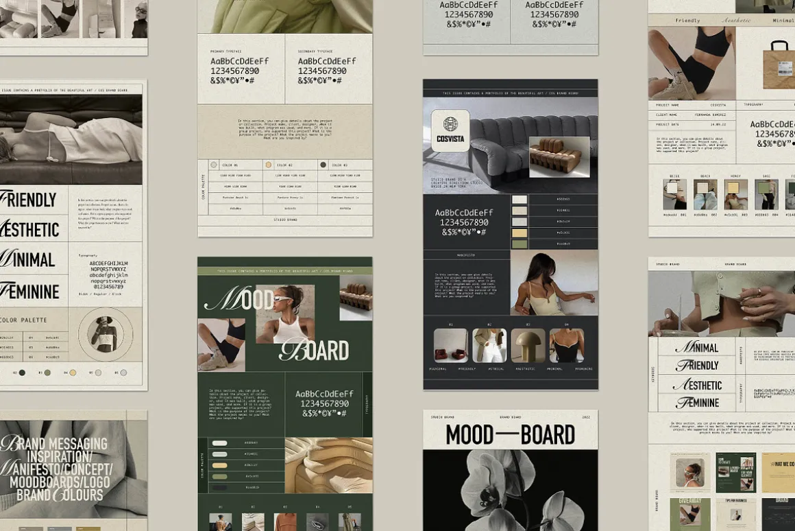 COS | Brand Board | Canva & InDesign