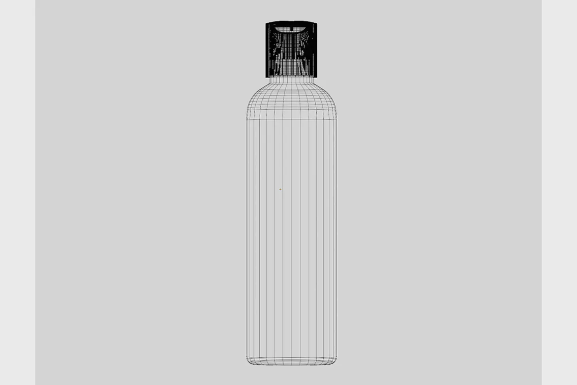 Cosmetic bottle 3d model 06