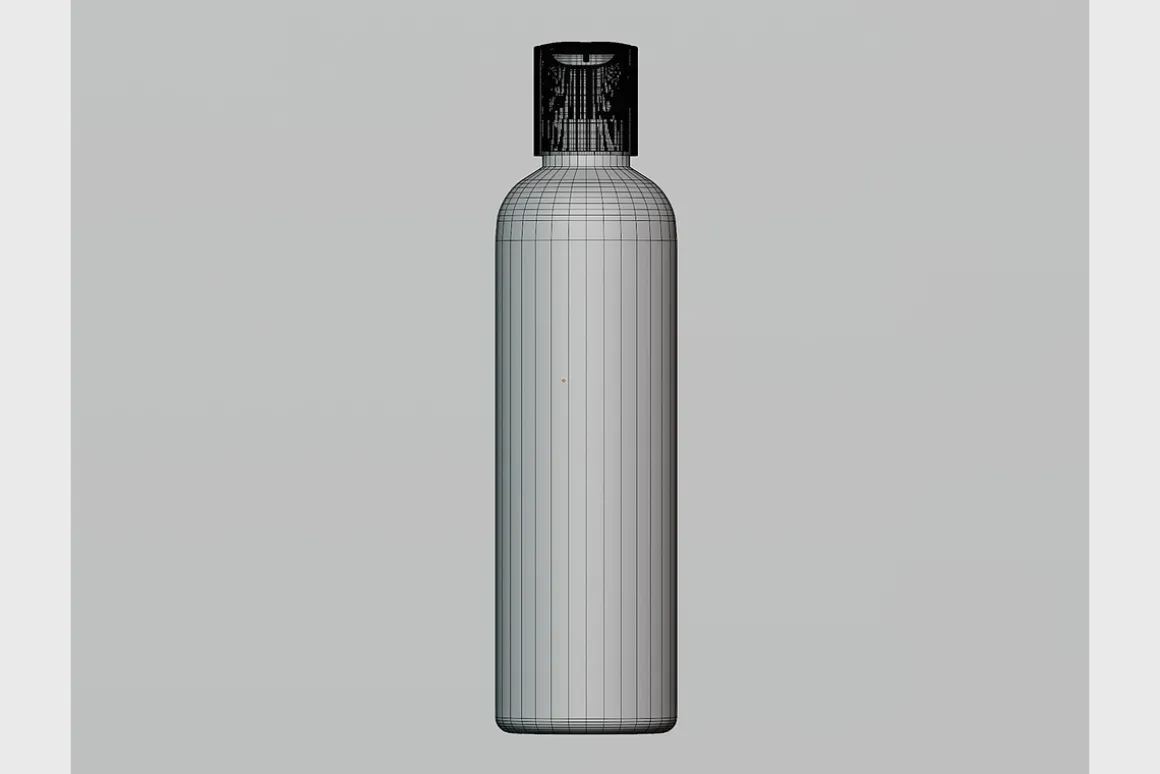 Cosmetic bottle 3d model 06
