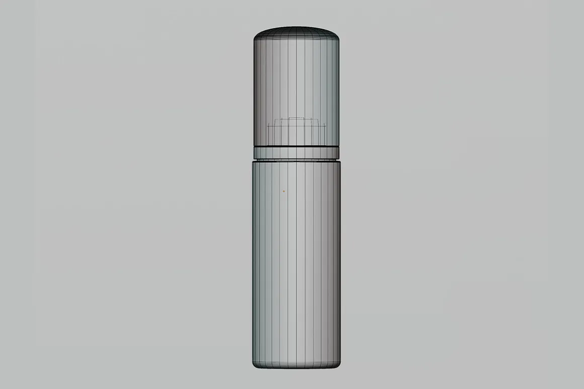 Cosmetic bottle 3d model 07