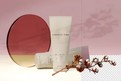 Cosmetic Tube Mockup Trio