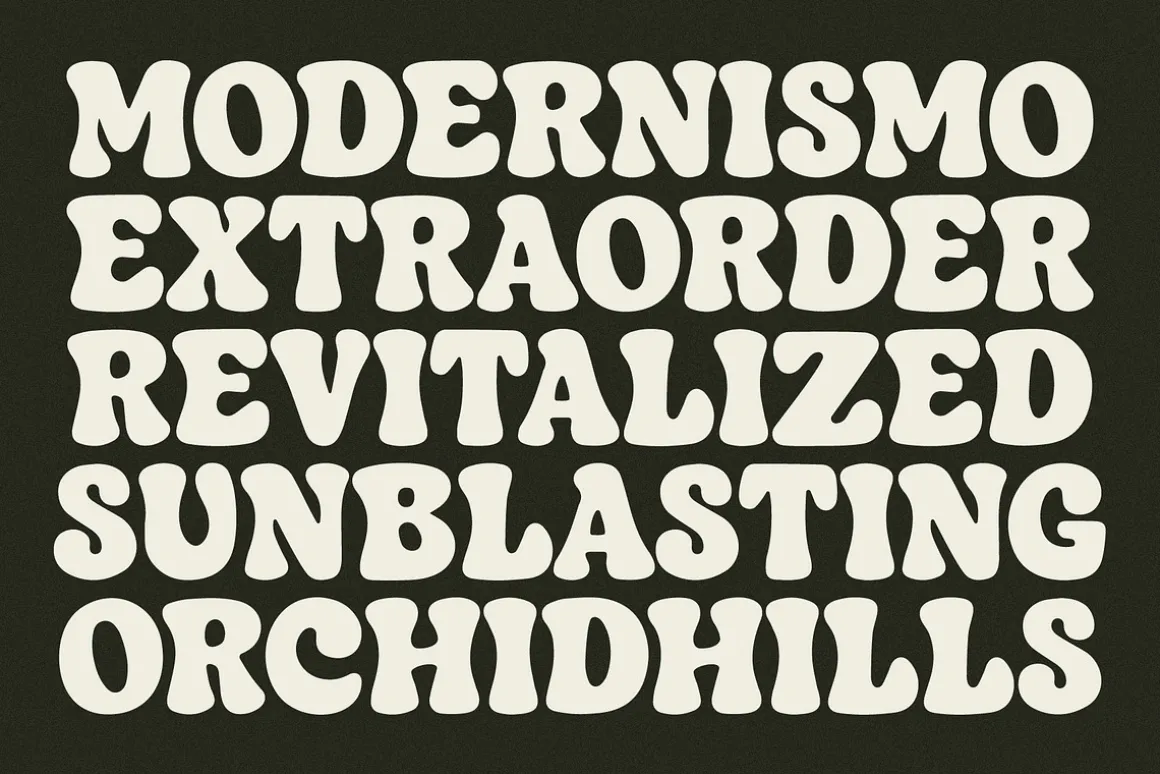 Cosmic Curl Font