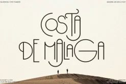 Costa de Malaga - Art Deco Font Pack