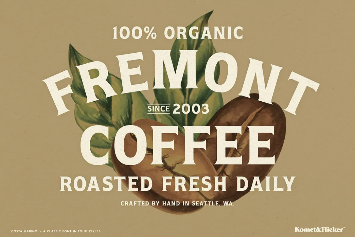 Costa Marino - A Classic Style Font