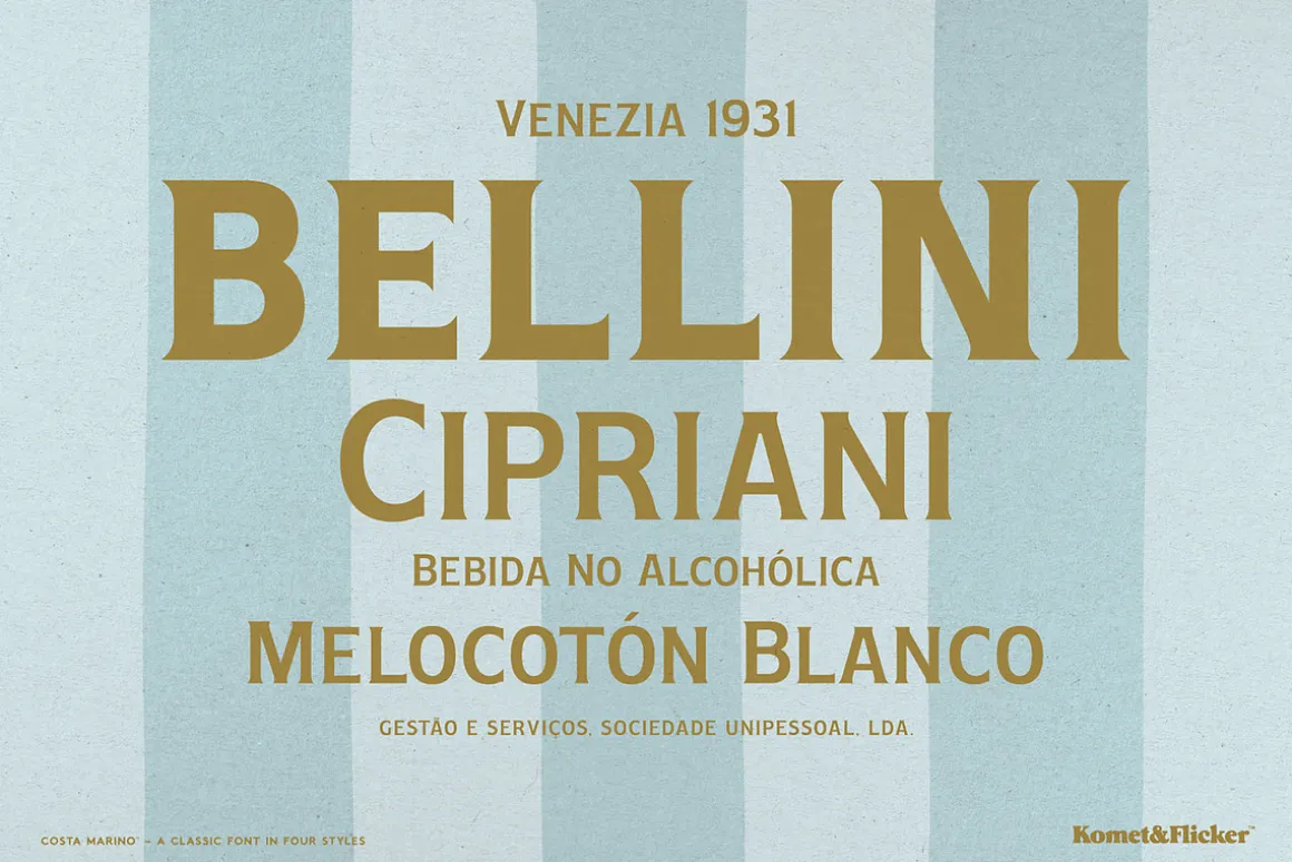 Costa Marino - A Classic Style Font
