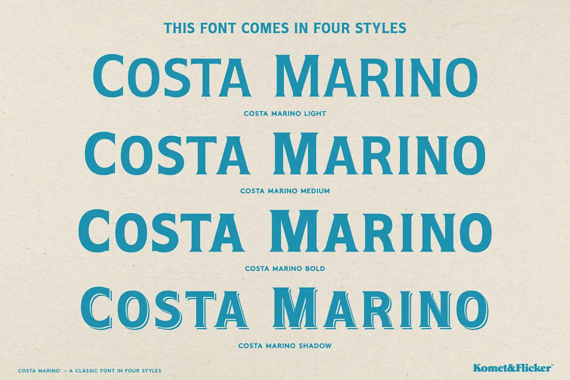 Costa Marino - A Classic Style Font