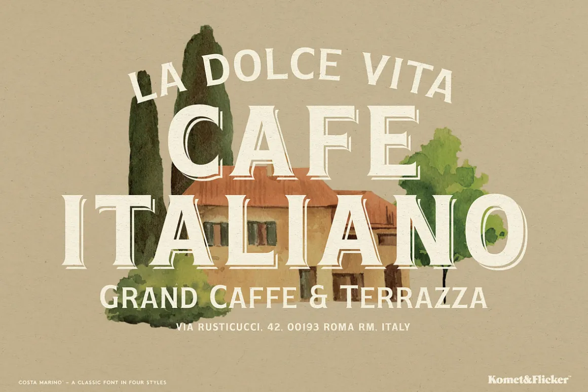 Costa Marino - A Classic Style Font