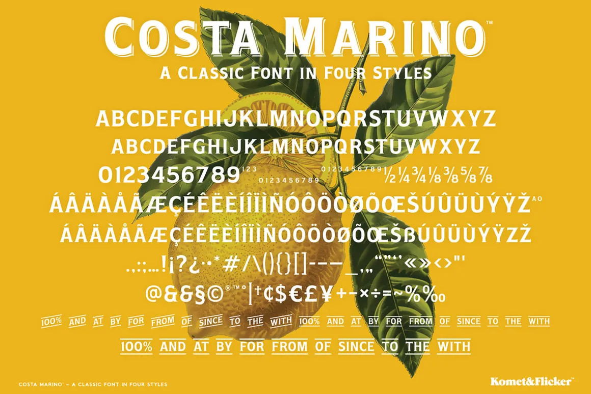 Costa Marino - A Classic Style Font