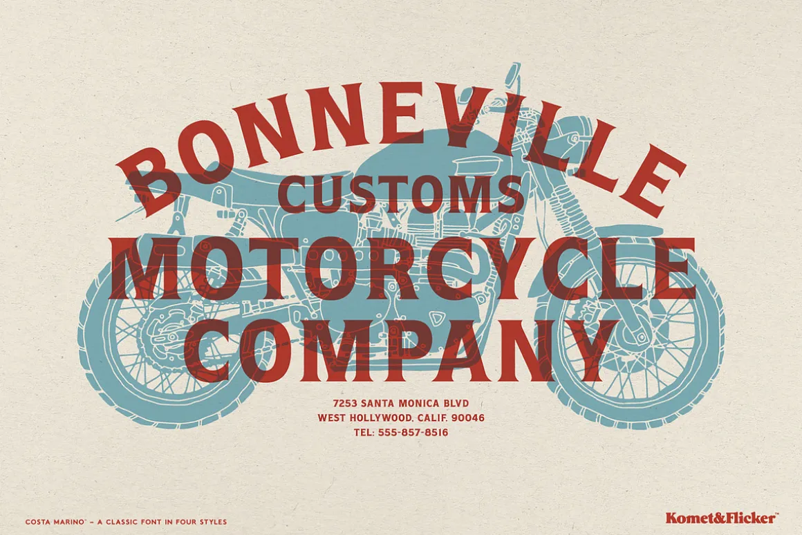 Costa Marino - A Classic Style Font