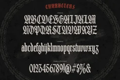 Costa Rica Old Blackletter