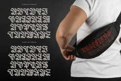 Costa Rica Old Blackletter