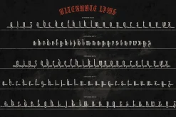 Costa Rica Old Blackletter