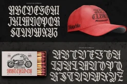 Costa Rica Old Blackletter