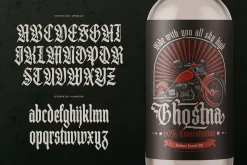 Costa Rica Old Blackletter