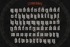 Costa Rica Old Blackletter