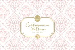 Cottagecore Pattern 5 Romantic Tiles