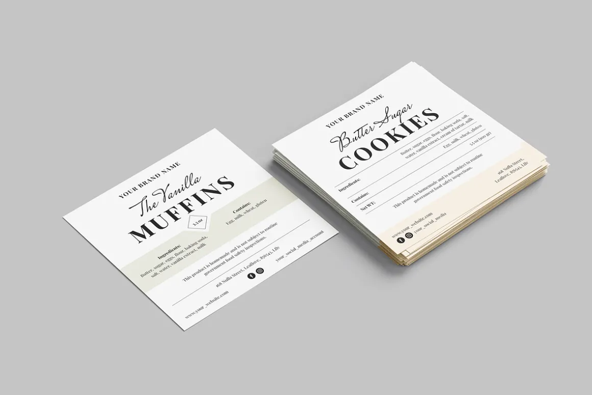 Cottage Food Label
