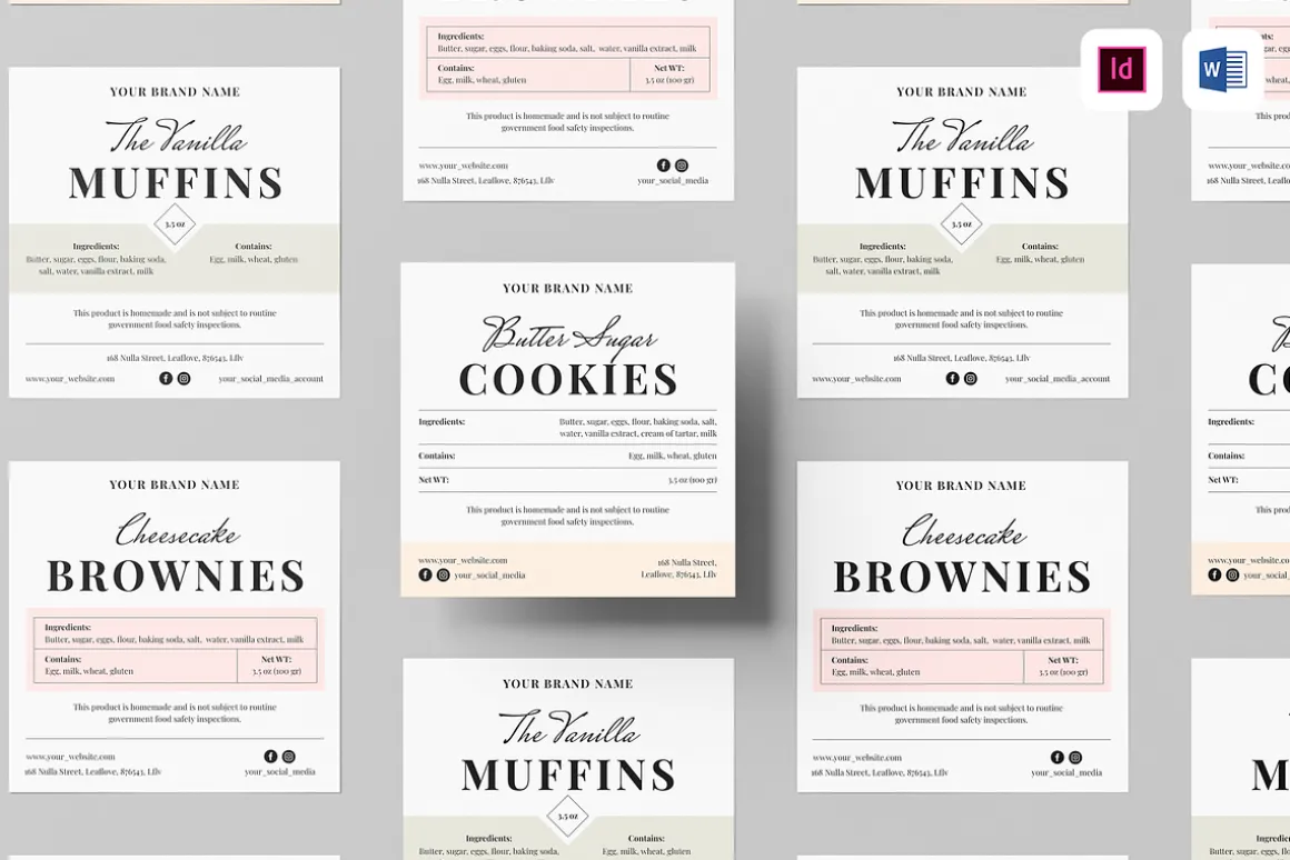 Cottage Food Label