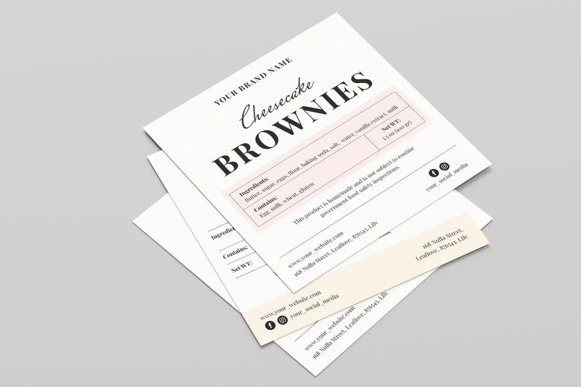 Cottage Food Label